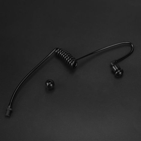 Tube acoustique transparent de remplacement pour oreillette de talkie-walkie bidirectionnel
