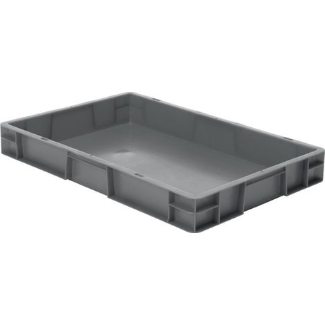 Contenedor de transporte manejable TK600/75-0, gris