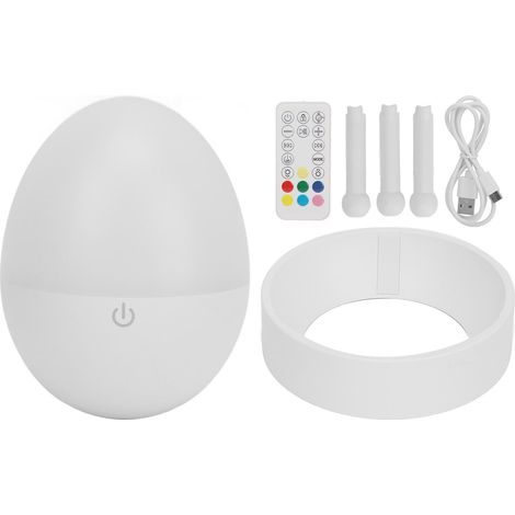 Machine à dormir à bruit blanc, avec télécommande, éclairage coloré Intelligent, minuterie d'arrêt automatique, Rechargeable, sucette à 20 voix (1/5)