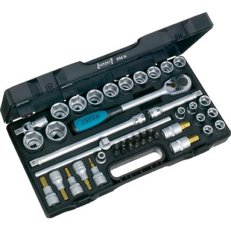 Set di chiavi a bussola 954N 44 pezzi, 1/2 pollice SW 10-32mm Z.90 6KT (1/5)