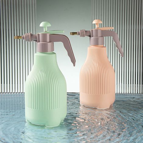 Arrosoir Scandinave à pression bicolore, pulvérisateur de jardinage pour maison et extérieur, vert menthe, vaporisateur à air (1/5)