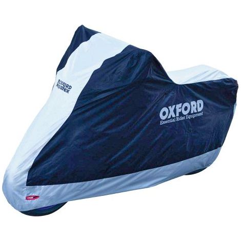 Telo coprimoto impermeabile in tessuto Oxford Aquatex, nero/grigio, taglia L (1/2)