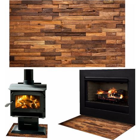 CHIMENEA DE CRISTAL TEMPLADO DIMENSIONES DE LA BASE 80x52cm GRÁFICOS PARQUET (1/5)