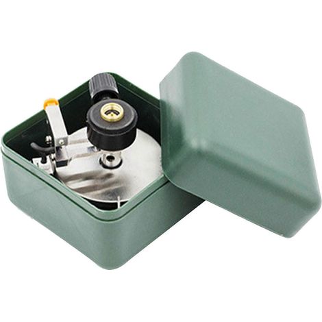 Réchaud de camping pliable, petit réchaud de camping en matériau solide, idéal pour la randonnée. (1/5)