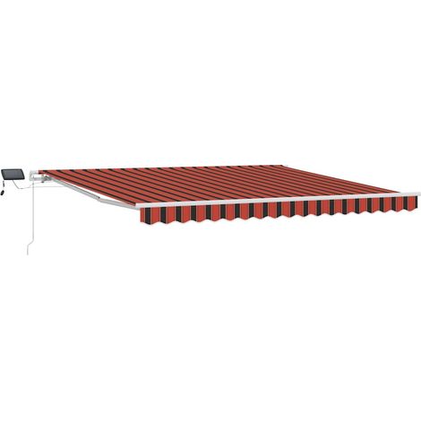 Maison Exclusive - Tenda Retrattile arancione e marrone 400 × 300 cm