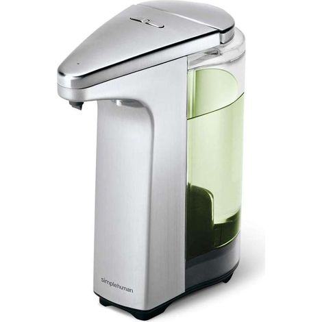 Simplehuman - Distributeur de savon liquide sans contact, 237 ml, nickel mat ST1023 (1/5)
