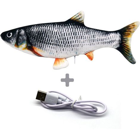 simulation Lectronique De Mouvement De Poisson De Jouet De Chat, Interaction Automatique Raliste, Jouet De Mastication De Chat (1/3)