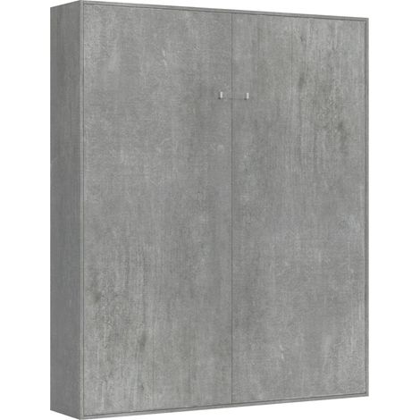 Letto Matrimoniale a Scomparsa Salvaspazio Kentaro H210 cm Grigio (1/5)