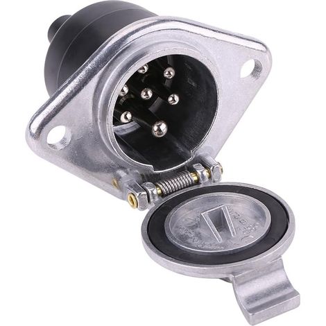 Universeller 24-V-7-poliger Kabelstecker, 7-poliger Kabelstecker-Adaptersockel