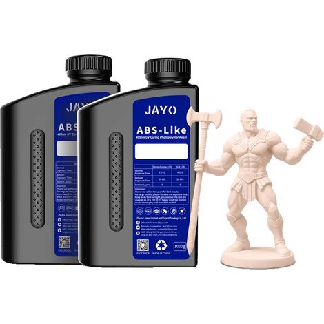 Resina para impresoras 3D, curado rápido, alta precisión, color beige similar al ABS. (1/2)
