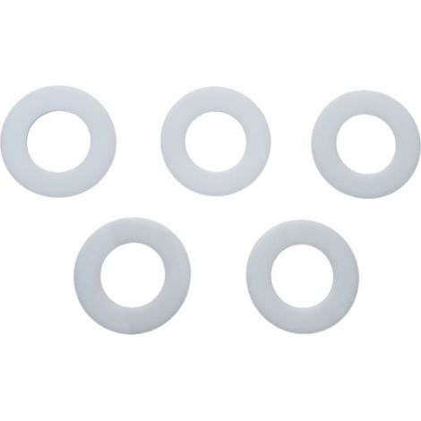 Hayward – Lot de 5 rondelles supérieures pour vannes multivoies de piscine – Blanc – Compatible SP704 SP710 SP711 SP712 SP715 SP716 SW704T SW711T - SPX0710Z16