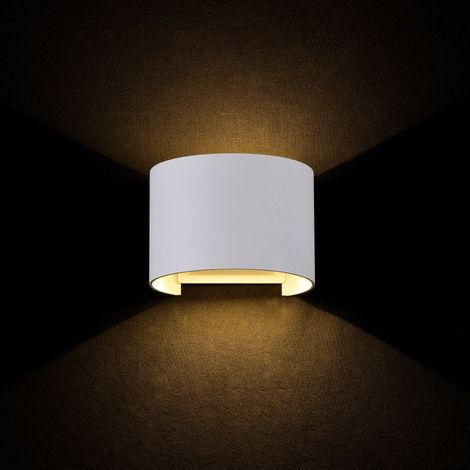 Lampada da parete Outdoor in Metallo Fulton Bianco (1/5)