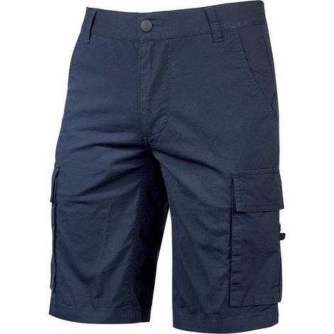 Short de travail en toile de coton SUMMER Bleu L - FR (44) - EU (50) (1/5)