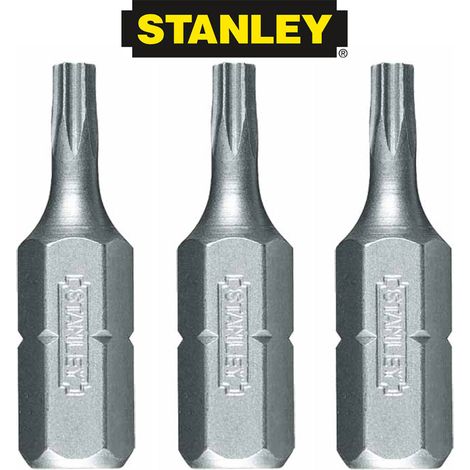 Inserti torx stanley 0-68-839 t15 mm 25 pezzi 3 attacco 1/4"