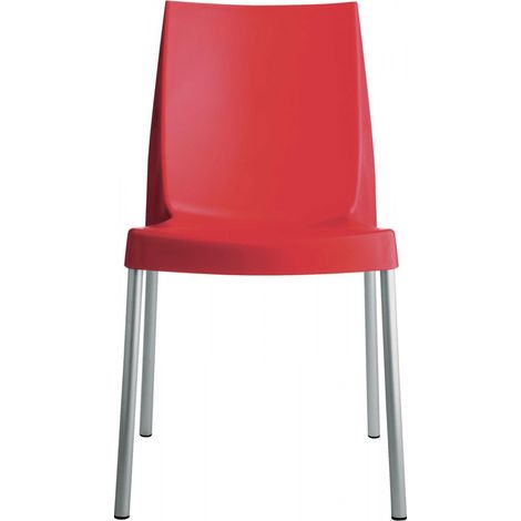 Sedia bar cucina in polipropilene gambe acciaio impilabile leggera BOULEVARD Grand Soleil (1/2)
