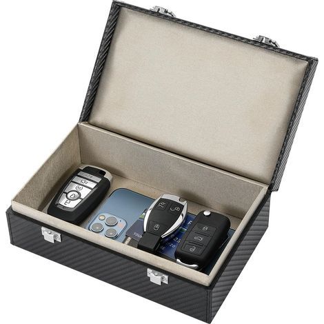 Schlüsselaufbewahrungsbox, Faraday-Käfig für Schlüssel, Signalabschirmbox, Diebstahlsicherungsbox für Autoschlüssel (1/5)