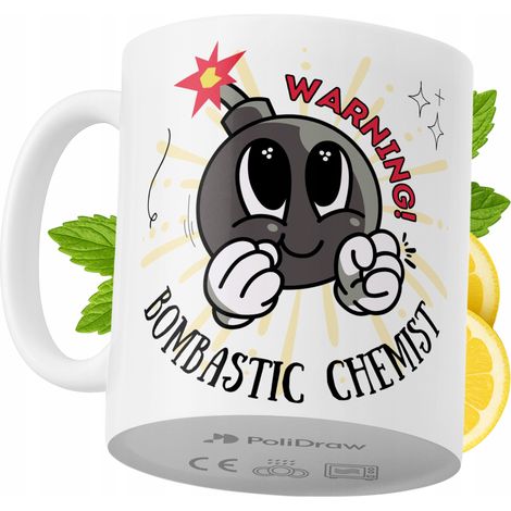 Lustige Kaffeetasse für Chemiker mit witzigem Textdesign – ideal für Geburtstage, Namenstage, Feiertage und besondere Anlässe. Hochwertige Tasse für Zuhause, Büro und Arbeit. Farbe: Weiß, 330 ml.