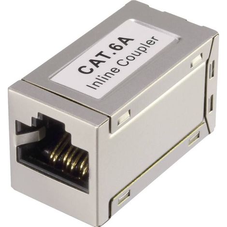 Adaptateur réseau informatique Trywise RJ45 CAT 6a [1x RJ45 femelle - 1x RJ45 femelle] blanc S418711 (1/4)