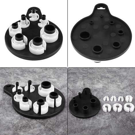 Jeu de 7 outils de déconnexion rapide pour durites auto, embouts de raccord rapide A/C, essence et huile, clés à douilles de démontage, kit de 7 pièces (1/5)