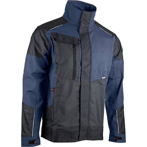 Veste de travail stretch bicolore et multipoches marine/noir Quasar - LMA - Couleur Marine/noir - Taille Vêtement L