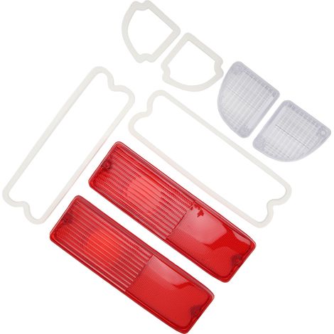 Kit feu arrière et lentille de recul avec joint 110215, boîtier rouge, convient aux camionnettes Chevrolet. (1/5)