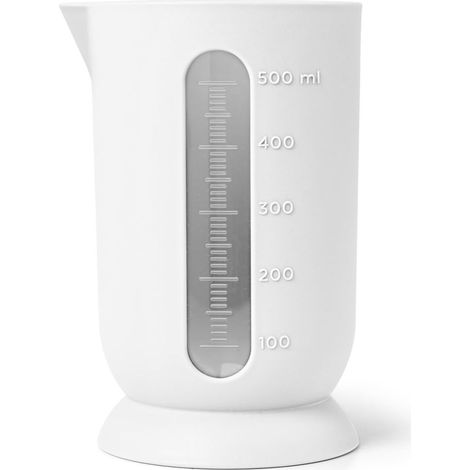 Carafe Graduata QB S Arctic White 500 ml - Compteur liquide bec verseur - Fabriqué en Italie (1/5)