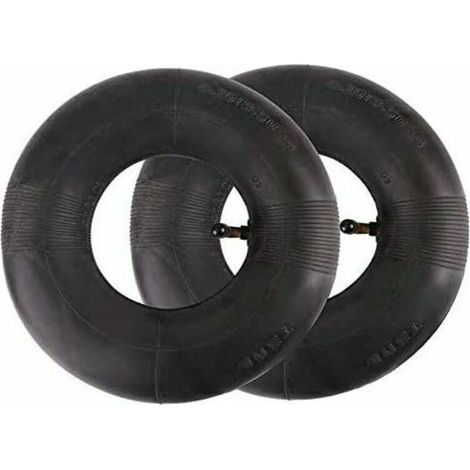 Pneu de Chambre à Air SéRies 4.10/3.50-4 Pouces pour Diable, Chariot, Chariot Manuel, Chariot de Jardin, Tondeuse à Gazon, Tube de Remplacement 4.10-4(2pcs) (1/4)