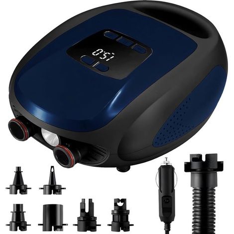 Bomba de SUP de alta presión de 20 psi - Bomba eléctrica de 12 V para kayaks y deportes acuáticos