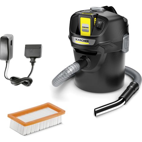 Karcher Aspirateur à cendre sur batterie 18V AD2 sans fil Idéal cheminée, barbecue avec décolmatage du filtre (battterie incluse) (1/5)