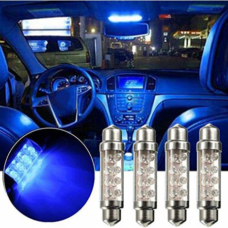 Lot de 4 mini ampoules décoratives LED 8 lumières pour voiture, lampe feston (1/5)