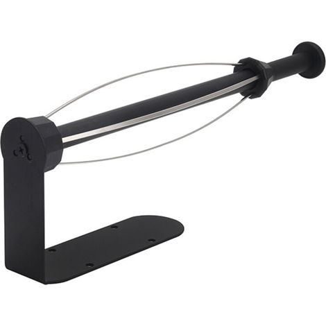 Porte Sopalin sans Perçage, Porte Rouleau Essuie Tout Mural Auto-Adhésif à Suspendre, Noir Support Sopalin Effet Amortissant, pour Cuisine Salle de Bains, Fournis avec Colle Et Vis (1/4)