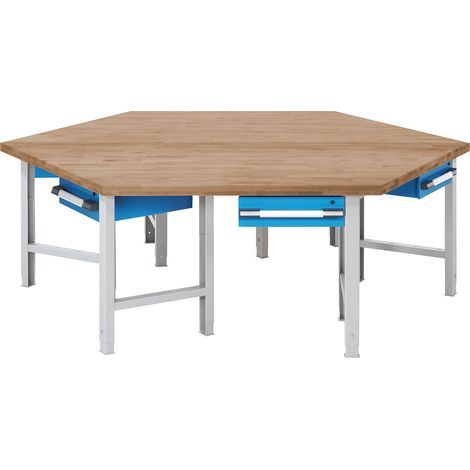 eurokraft pro, Etabli multiple, 6 postes de travail, 6 tiroirs (1/2)