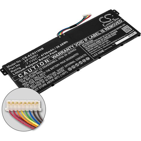 NX - Batterie ordinateur portable compatible Acer 7.7V 4750mAh - 2ICP4/80/104AP