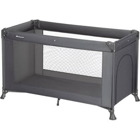 Bebeconfort Sweet Dreams Lettino da Campeggio per Bambini 0-3 anni (15 kg), Lettino Neonato da Viaggio Pieghevole Leggero, Materasso Imbottito, Finestra Laterale, Chiusura Compatta, Mineral Graphite (1/5)