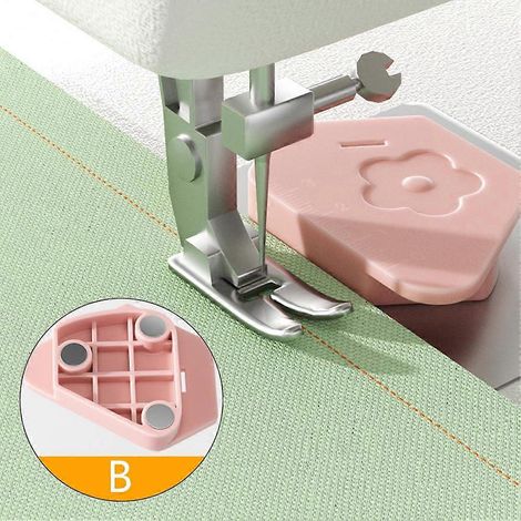 Guide de couture magnétique pour machine à coudre, gabarit universel de positionnement des bords