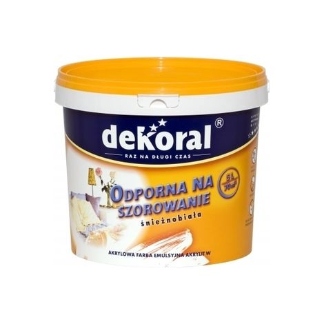 Pintura de látex para interiores Dekoral Acrylite W plus blanca 10L - 5EMDL.BIA10
