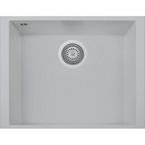 Lavello composito cucina Plados ON5610ST una vasca Sottotop - UM41 Alluminio