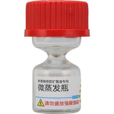 Bouteille en verre micro-évaporateur pour application de liquide Fixodrop Lubeta - Outil de réparation de montres (1/5)