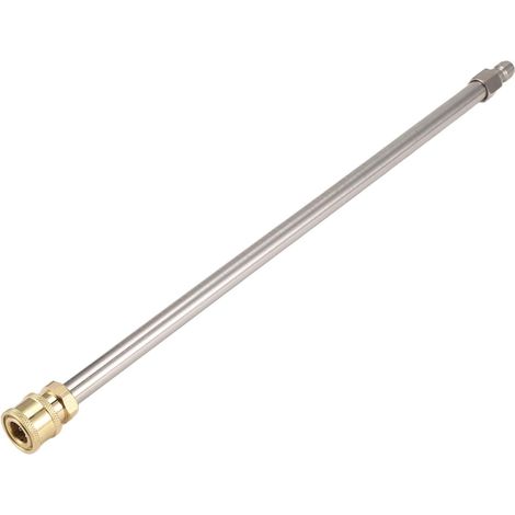 Barre d'extension de nettoyeur haute pression 17 en acier inoxydable 1/4 raccord rapide buse de lavage (1/5)