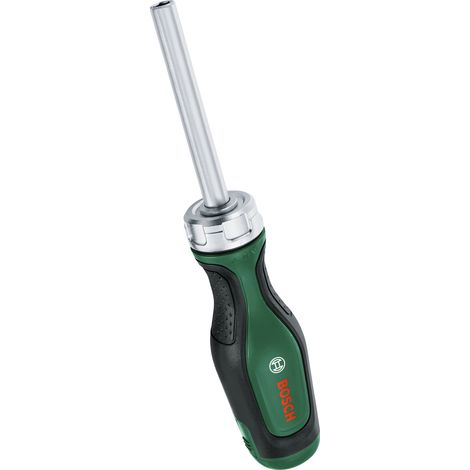 Bosch Hand Tools Bit Ratchet Screwdriver + 12 Bits 1600A032V0 (1/5)