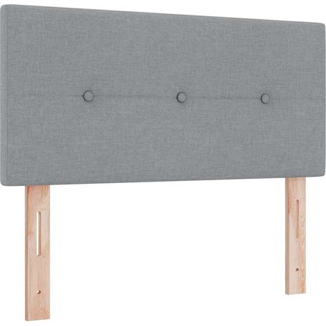 Maison Exclusive - Cabecero LED con tiras LED con cabecera Gris C