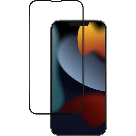 Protecteur D Ecran En Verre - Pour iPhone 14 - Installation Automatique - Anti Empreintes - Hydrophobe - Lot De 3 (1/5)