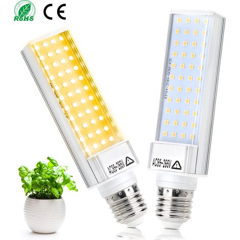 Lampe De Croissance Led - Spectre Complet 380-800 Nm - Pour Plantes D'intérieur - 44 Puces Led - Aluminium Aéronautique - Rotative 300° - 1 Pièce (1/5)