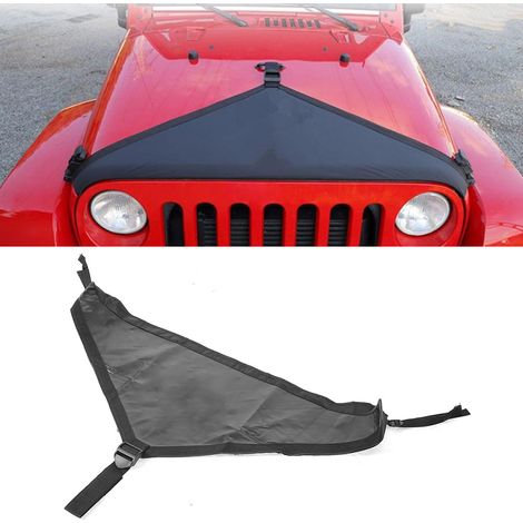Protection de capot avant Hesd compatible avec Jeep Wrangler JK 2007-2017 (modèle squelette) (1/5)