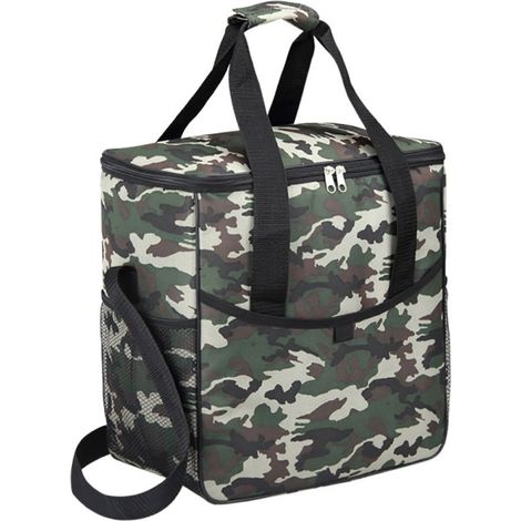 Kühlschrank im Camouflage-Design mit Griff 21L Hidalgo