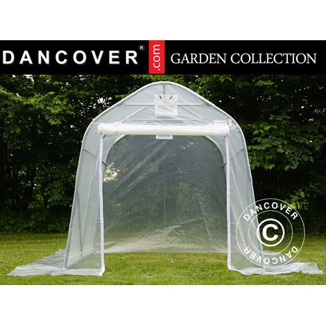 Foliengewächshaus, 2x3x2m, PE, 6m², Transparent - Dancover