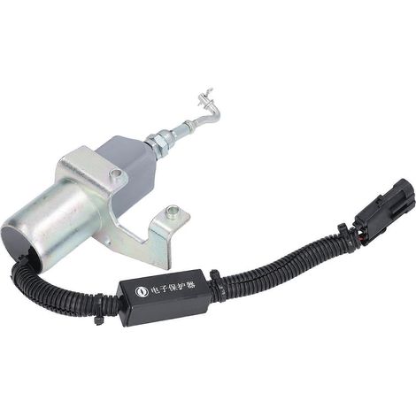 Électrovanne d'arrêt moteur diesel, vanne d'arrêt de pompe à carburant, outil d'arrêt de flamme 5272681 24V TOSD03061 YEMAA (1/5)