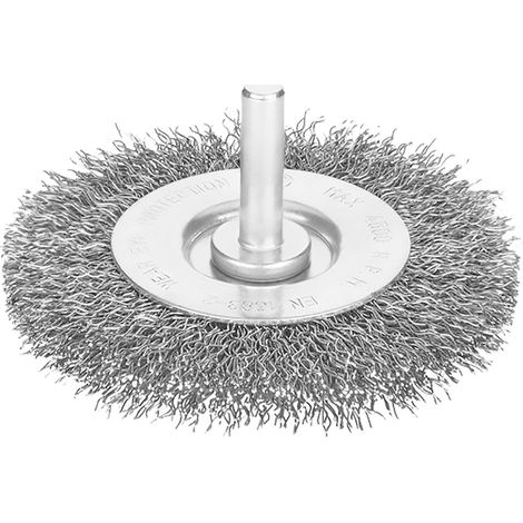 SPAZZOLA CIRCOLARE CON GAMBO Ø mm 100 - spessore fili 17 mm  - STANLEY