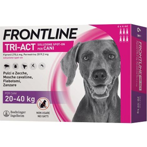FRONTLINE TRI-ACT 20-40 KG 6 PIPETTE OFF. SPECIALE