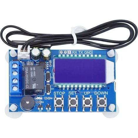 Module de régulation de température numérique CC 6-30 V, carte de commutation de thermostat -50-110 °C (1/5)